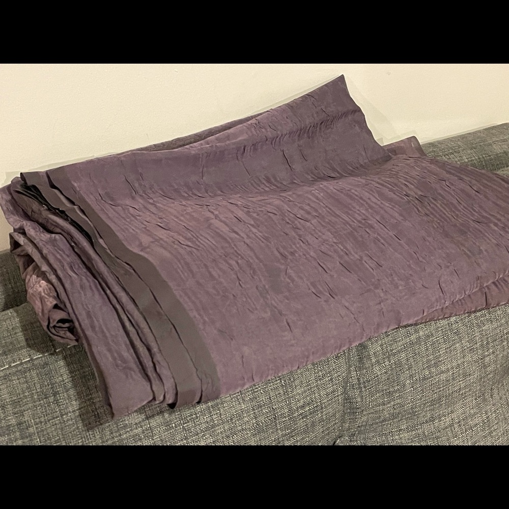 EUC Sheer Purple Curtains 54x63